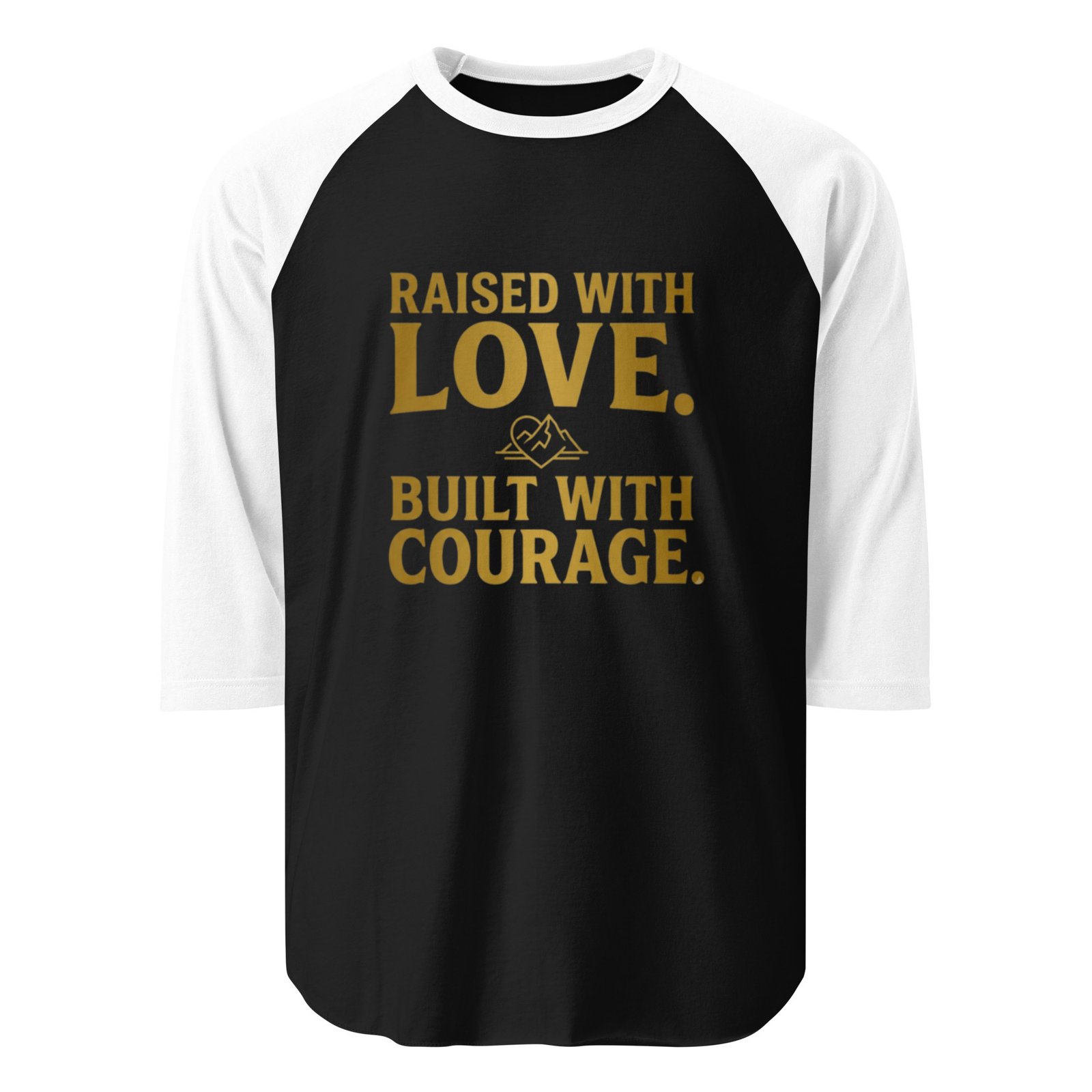 3/4 sleeve raglan shirt